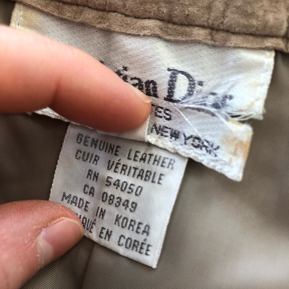 GORGEOUS Vintage Christian Dior suede trouser pants high rise - Picture 4 of 16
